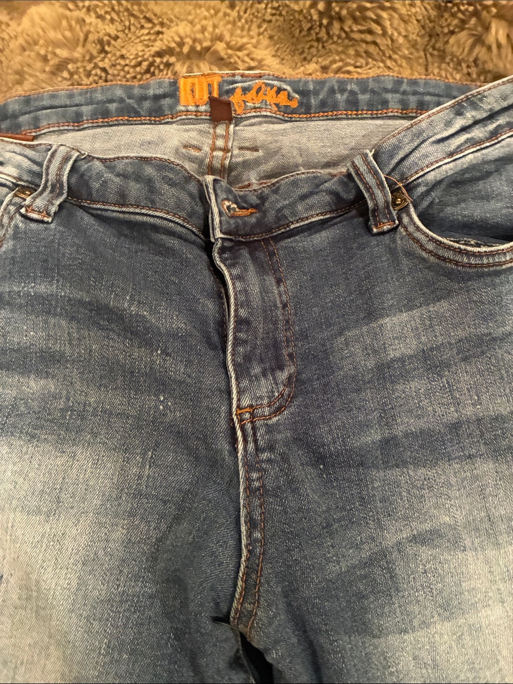 Women’s Kut From Cloth Blue Denim Jeans, size 12